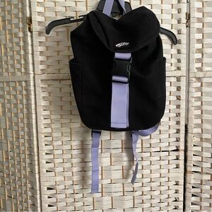 Vans Black and Lavender Tripper Backpack